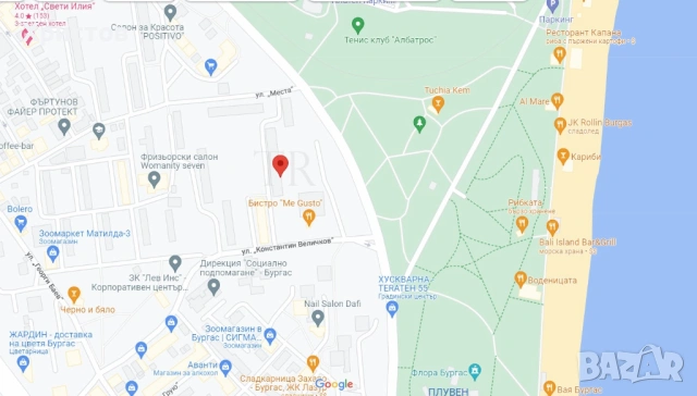 Първа линия за нощувки, двустаен апартамент + отделна кухня ”Плаж 2”, ж.к. Лазур, Бургас, под наем, снимка 15 - Квартири, нощувки - 53914435