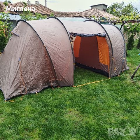 Шестместна палатка с тента, снимка 1 - Палатки - 46182087