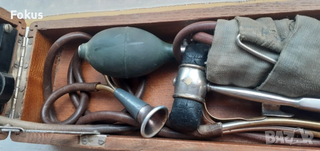 Уникат Стар лекарски комплект живачен апарат за кръвно СССР, снимка 6 - Антикварни и старинни предмети - 53335879