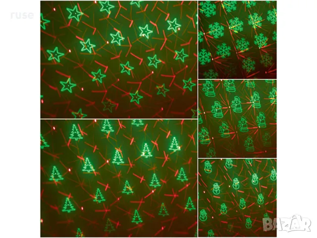 НОВИ! Коледен прожектор сменящи се мотиви с клин и стойкаIP44 280 m², снимка 12 - Декорация за дома - 47905537