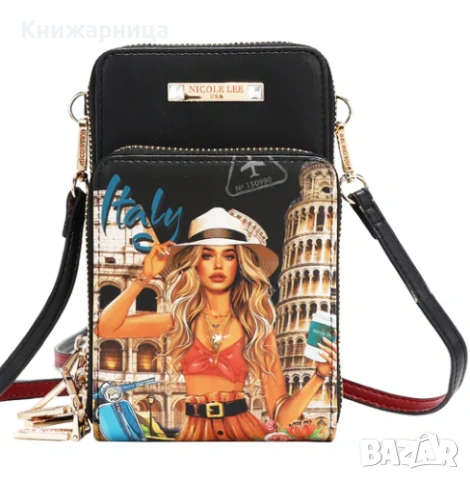  Многофункционална чанта NICOL LEE, колекция MARTHA TRAVELS ITALY