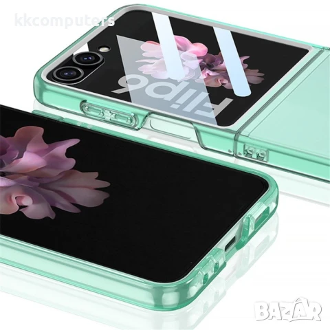 Samsung Galaxy Z Flip7 FE 5G / Z Flip6 5G PC Калъф с протектор от закалено стъкло , снимка 16 - Калъфи, кейсове - 51415533