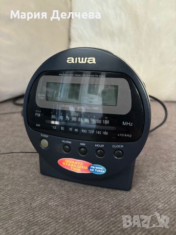 AIWA FR- AQ65V радио часовник, снимка 2 - Други - 45492598