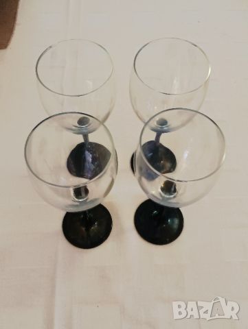 10 чаши за вино с черно столче Easy Plus, Германия. , снимка 7 - Чаши - 45753070