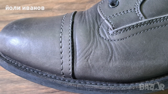 G -STAR RAW-кожени,шити,оригинални обувки-44 номер, снимка 12 - Мъжки боти - 53784379