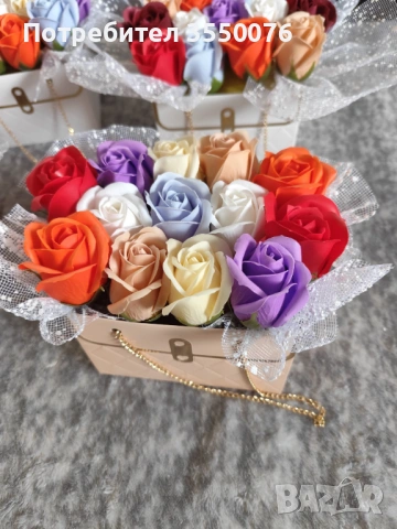Сапунени и глицеринови букети за всеки повод, снимка 3 - Други услуги - 53692176
