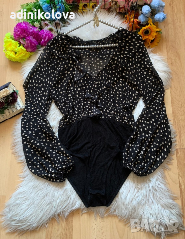 Елегантно боди, снимка 1 - Блузи с дълъг ръкав и пуловери - 45008527