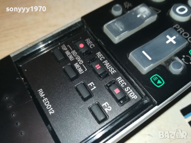 SONY RM-ED012 BD/DVD/AMP/TV REMOTE CONTROL-SWISS 1607240827, снимка 16 - Дистанционни - 46593585