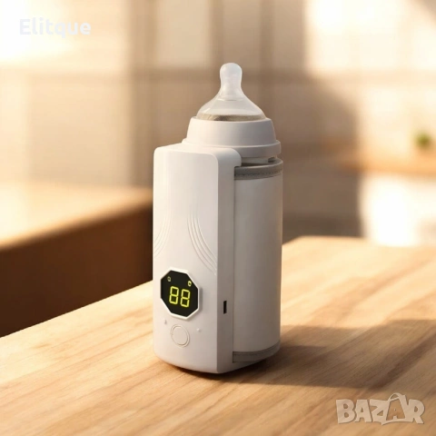 Безжичен подгревател за бебешко шише с дисплей и 6 температурни степени, снимка 8 - Прибори, съдове, шишета и биберони - 53245386