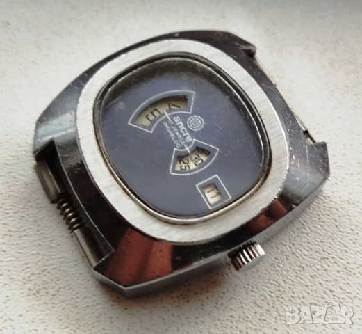 ПРОДАВАМ РЪЧЕН ШВЕЙЦАРСКИ МЕХАНИЧЕН ЧАСОВНИК - ANCRE DIGITAL, снимка 2 - Антикварни и старинни предмети - 53498072