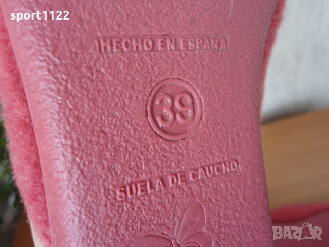 N39 100% вълна/нови испански пантофи, снимка 6 - Пантофи - 52538304