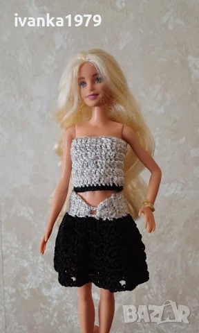 Дрехи за кукла Барби нови ръчно изработени , снимка 13 - Кукли - 50309093