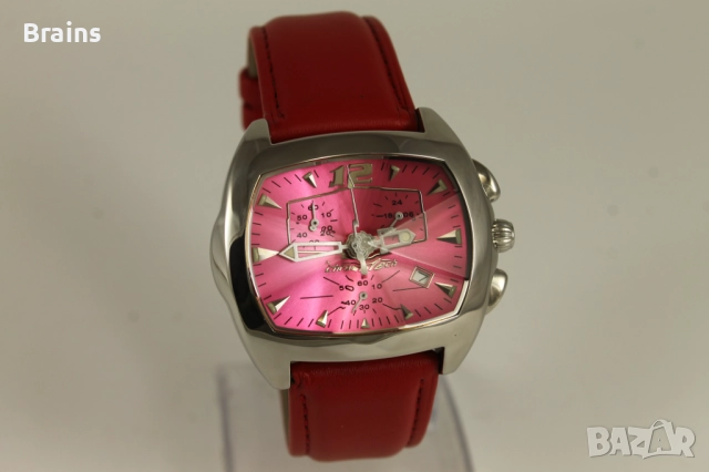 Дамски Стоманен Кварцов Хронограф CHRONOTECH Prisma, снимка 2 - Дамски - 52494242