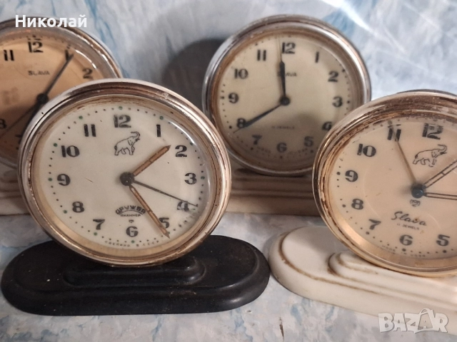Настолен Часовник Будилник Слава Дружба, снимка 6 - Антикварни и старинни предмети - 52392211