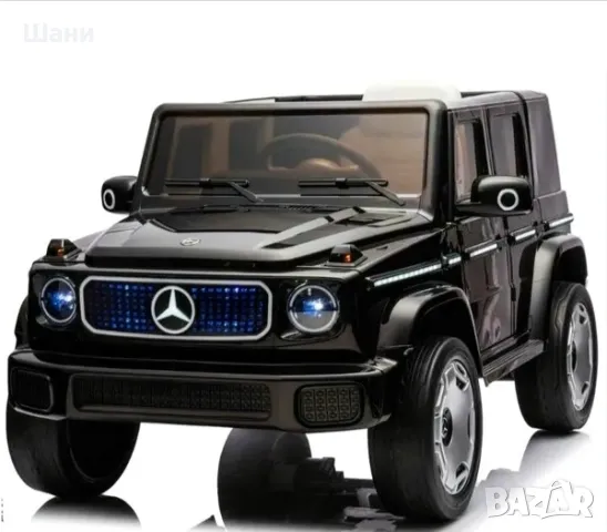Акумулаторен джип Mercedes-Benz Concept EQG 12V с меки гуми