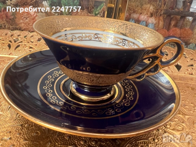 Двоен сет порцелан Echt Kobalt