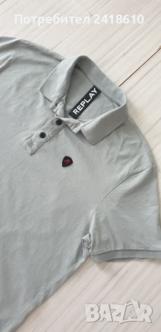 Replay Milano  Slim Fit Cotton Mens Size L /  XL ОРИГИНАЛ! Мъжка Тениска!