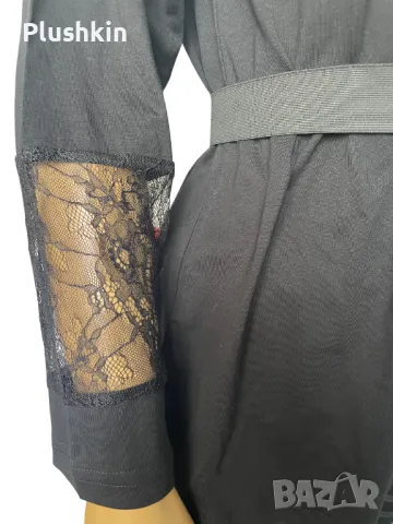 Дамска туника с колан - нова памук, снимка 4 - Туники - 49334925