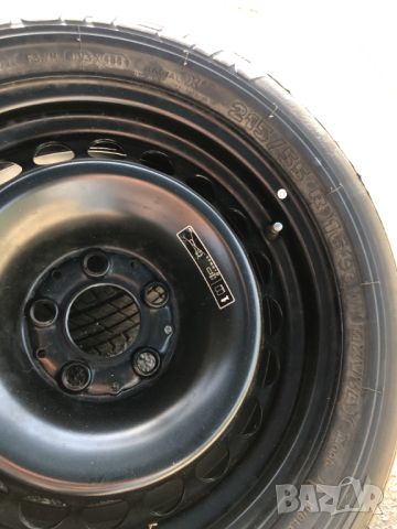 Резервна гума желязна джанта 16 цола Mercedes W210, снимка 4 - Гуми и джанти - 46465780