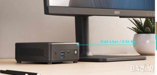 Мини компютър MSI Cubi N ADL 006DE, снимка 12 - Работни компютри - 51506769
