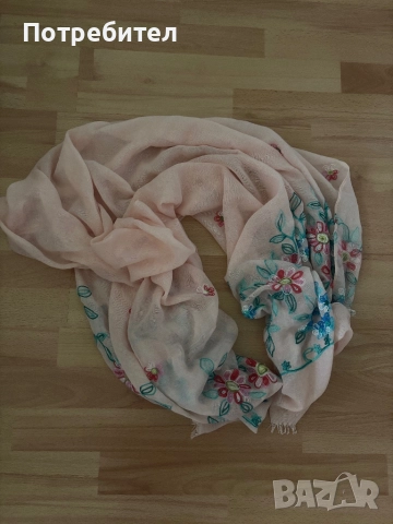 Дамски шал 50% памук,50 % вискоза 