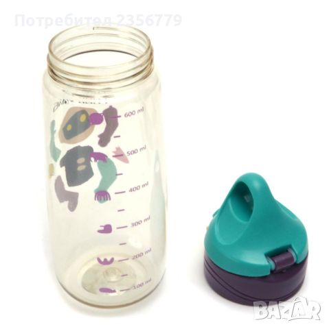 Бутилка за вода с бутон на капачката различни цветове , снимка 3 - Буркани, бутилки и капачки - 46227037