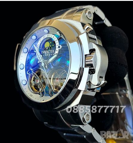 Invicta Reserve Man Automatic лунна фаза, НОВ , снимка 9 - Мъжки - 45936432