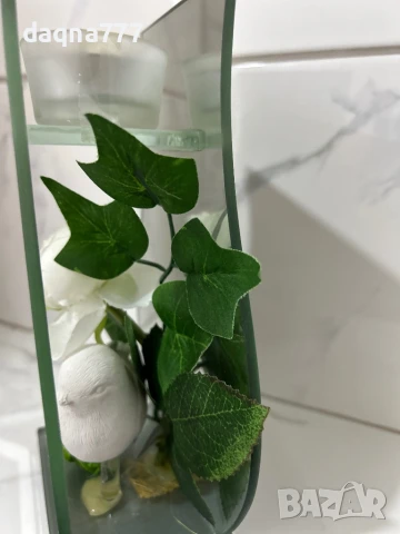 НОВО! Красив подарък: гълъб на мира, цвете, чаена свещ..., снимка 9 - Декорация за дома - 50877171