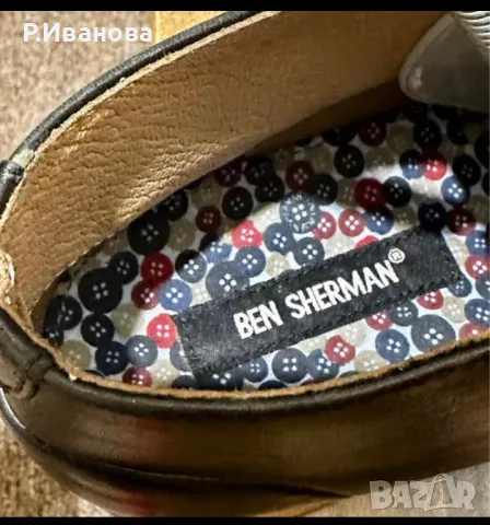 Мъжки кожени обувки Ben Sherman , снимка 3 - Официални обувки - 48488929