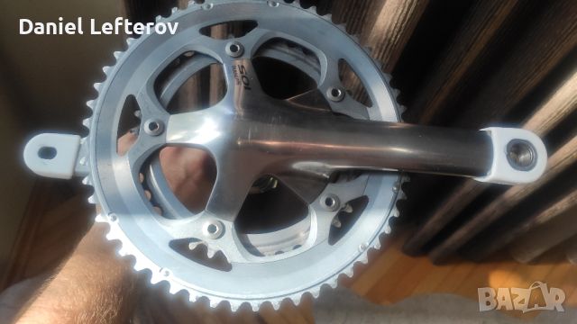 Курбели Shimano 105 + средно RS500, снимка 1 - Части за велосипеди - 46165320