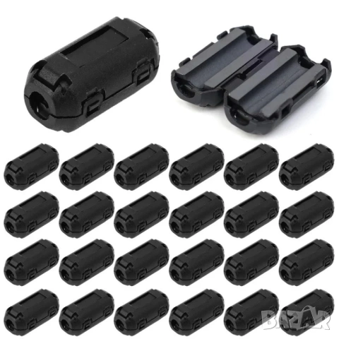 Филтър за шум, магнитна скоба, пръстен за потискане на шума, снимка 2 - Друга електроника - 53093746