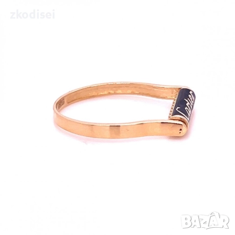 Златен дамски пръстен Cartier 1,52гр. размер:52 14кр. проба:585 модел:33741-4, снимка 3 - Пръстени - 51533455