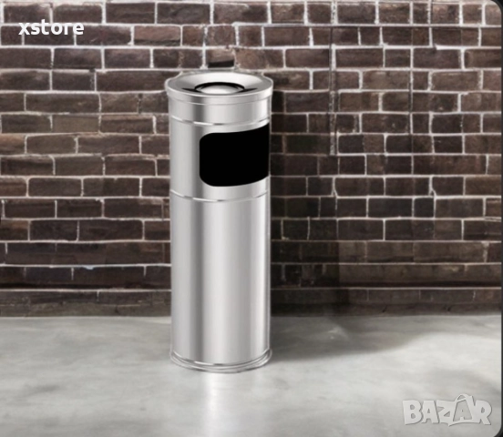 Пепелник колона Vinoks 763400, 22см./26см/28см., инокс, снимка 3 - Други стоки за дома - 52712184