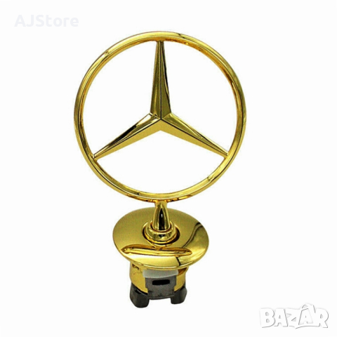 Емблема мерник за Mercedes Benz Gold, снимка 1 - Аксесоари и консумативи - 45059300