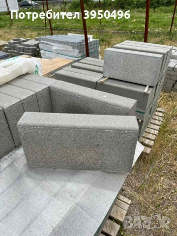 Пътен бордюр 50/10/25см, цвят сив - #Земелрок