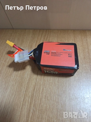 SUNPADOW 6S Lipo батерия 22.2V 120C 1500mAh с XT60 конектор, презареждаща се за RC FPV, снимка 3 - Оригинални батерии - 53139949