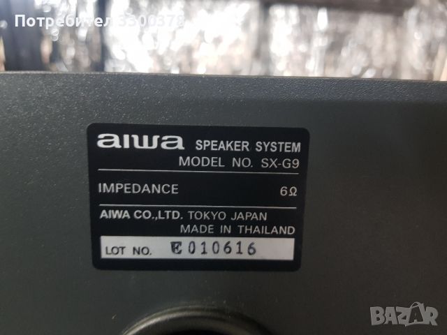 Тонколони  aiwa  sx.g9, снимка 7 - Тонколони - 45840161