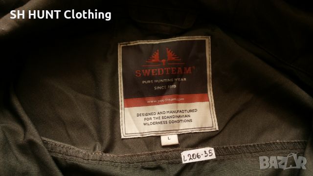 SWEDTEAM Jacket размер L за лов риболов тънко яке пролет есен със здрава материя - 1055, снимка 16 - Якета - 46130072