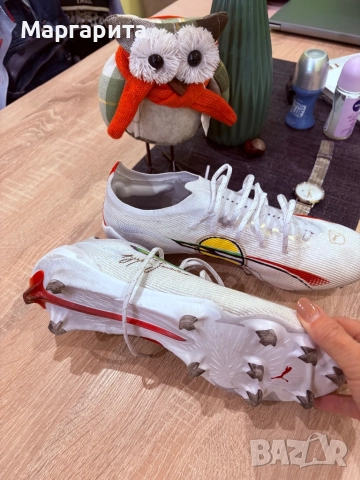 Футболни обувки Puma Ultra 5 Ultimate Senna FG - Бяла, снимка 6 - Футбол - 52352781