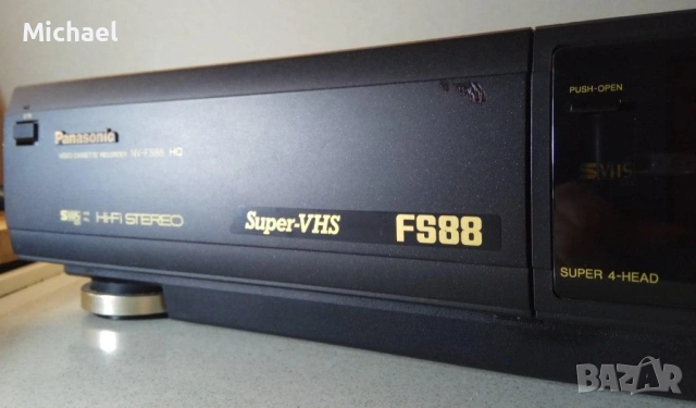 Panasonic NV-FS88 S-VHS видео дек с оригинално дистанционно продавам., снимка 5 - Декове - 53949072