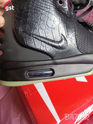 Редки Nike Yeezy 2 KW black Ръчна изработка Маратонки Кецове Дизайнерски , снимка 5 - Маратонки - 51758135