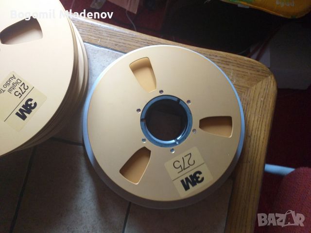 Tonband Tape Metallspule GOLD Empty Reel Bobine Vide, снимка 9 - Декове - 45527572