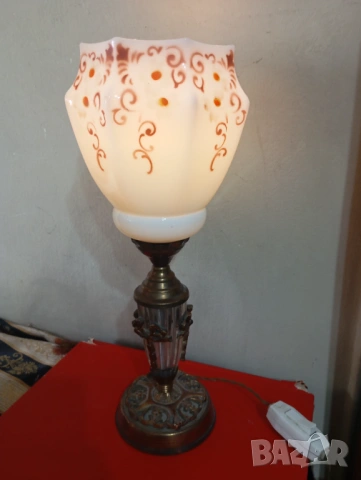 Настолна лампа стил Наполеон, снимка 5 - Настолни лампи - 53859235