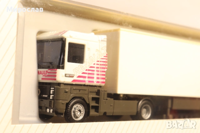 ALBEDO H0 1/ 87 RENAULT MAGNUM KАМИОН МОДЕЛ КОЛИЧКА TIR, снимка 4 - Колекции - 53307358
