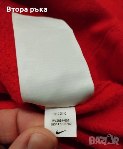 Nike fleece горнище мъжка оригинален , снимка 7 - Спортни дрехи, екипи - 52997105