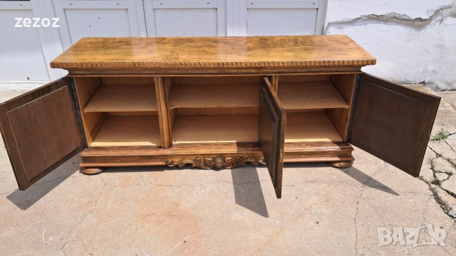 Шкаф с дърворезба масив №165 , снимка 5 - Шкафове - 52652368