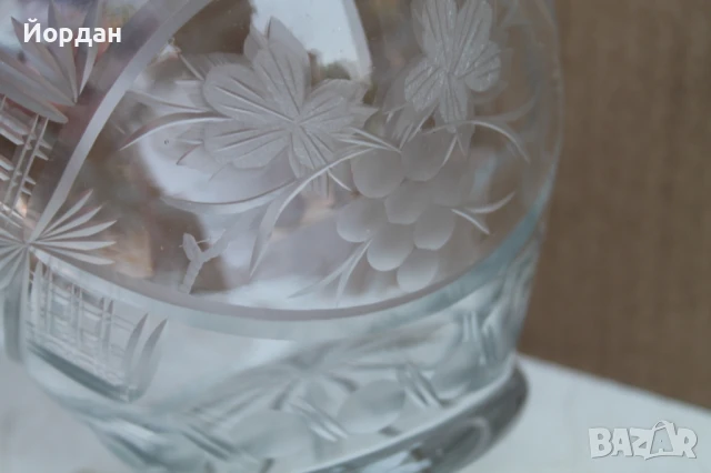 Немска кристална кана, снимка 13 - Колекции - 50606885