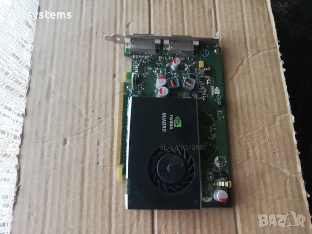 Видео карта NVidia Quadro FX 380 256MB GDDR3 128bit PCI-E, снимка 4 - Видеокарти - 52886116