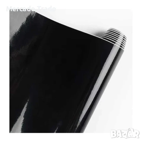 Фолио Mercado Trade, Черен гланц, 1.52м, снимка 2 - Аксесоари и консумативи - 50463413