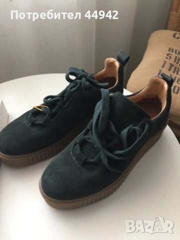 Дамски обувки от велур Samsøe Samsøe, снимка 5 - Дамски ежедневни обувки - 53925642